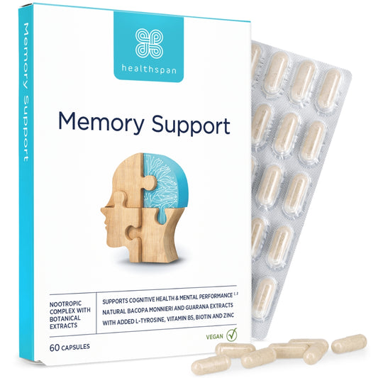 Healthspan Memory Support Nootropic Complex 60 Capsules