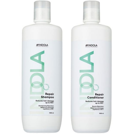 Indola Repair Shampoo & Conditioner Twin 2 x 1000ml