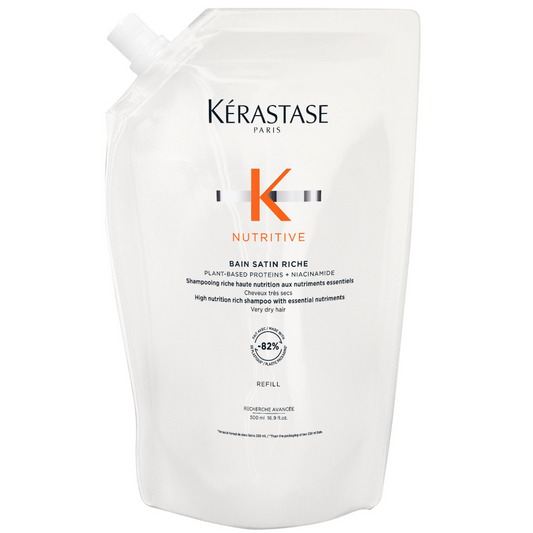 Kerastase Nutritive Bain Satin Riche High Nutrition Rich Shampoo Refill Pouch 500ml