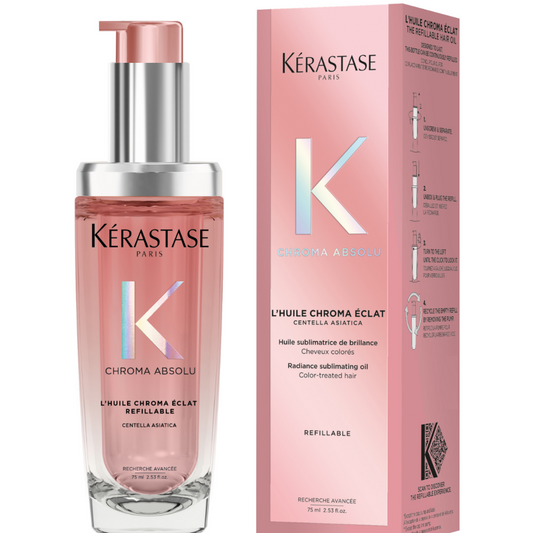 Kerastase Chroma Absolu L'Huile Chroma Eclat Radiance Sublimating Hair Oil Refillable Bottle 75ml