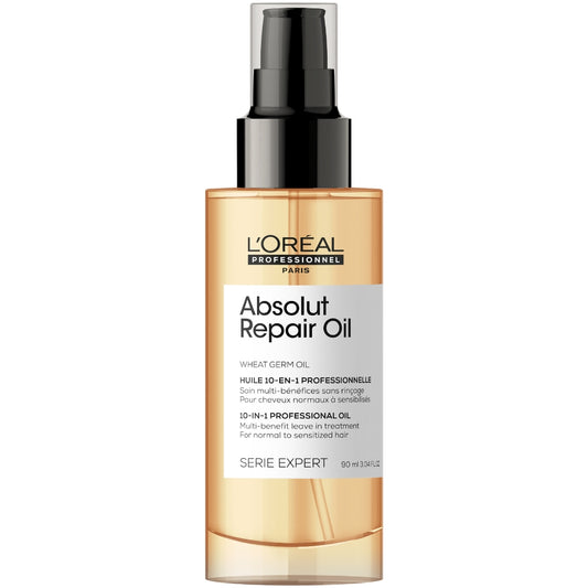 L'Oreal Professionnel Serie Expert Absolut Repair Oil 10-In-1 Multi-Benefit Leave-In Treatment Oil 90ml