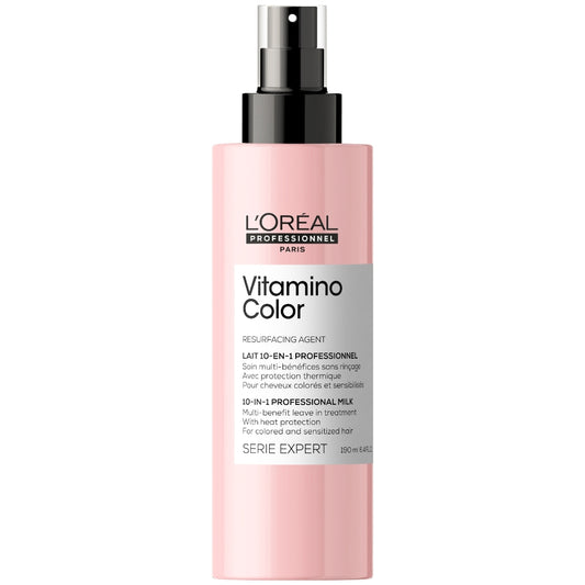 L'Oreal Professionnel Serie Expert Vitamino Colour 10-In-1 Multi-Benefit Resurfacing Leave-In Treatment Milk 190ml