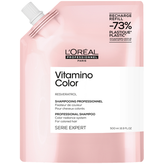 L'Oreal Professionnel Serie Expert Vitamino Colour Radiance Shampoo Refill Pouch 500ml