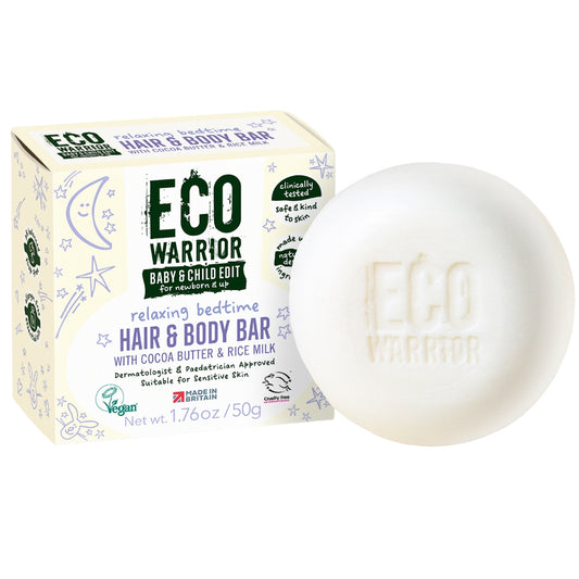 Eco Warrior Baby & Child Relaxing Bedtime Hair & Body Bar 50g