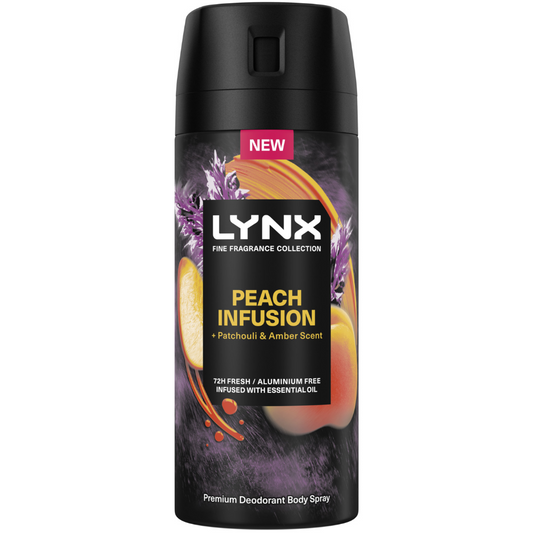 Lynx Peach Infusion Premium Deodorant Body Spray 150ml