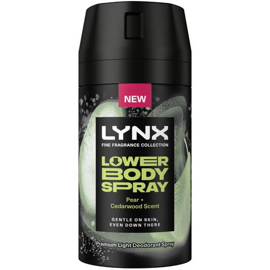 Lynx Pear & Cedarwood Lower Deodorant Body Spray 100ml