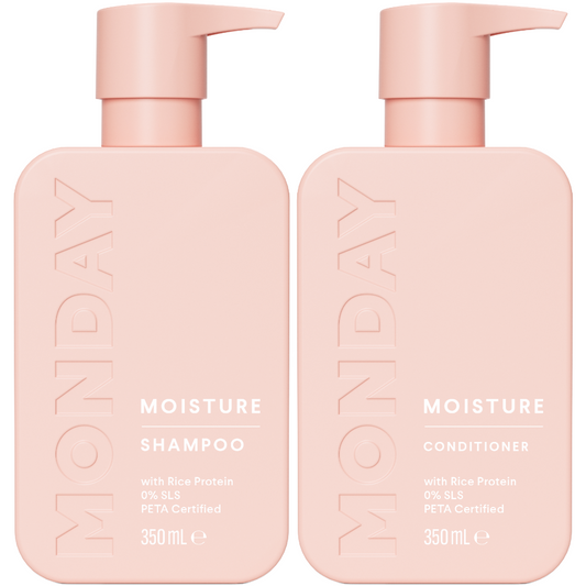 MONDAY Haircare Moisture Shampoo & Conditioner Twin 2 x 350ml