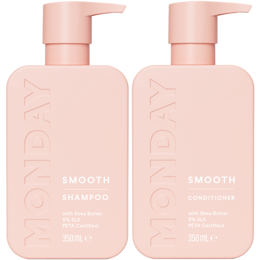 MONDAY Haircare Smooth Shampoo & Conditioner Twin 2 x 350ml