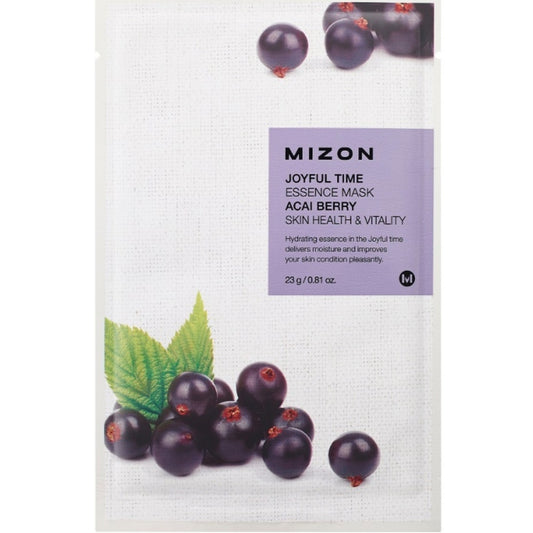 Mizon Joyful Time Essence Acai Berry Sheet Mask 23g