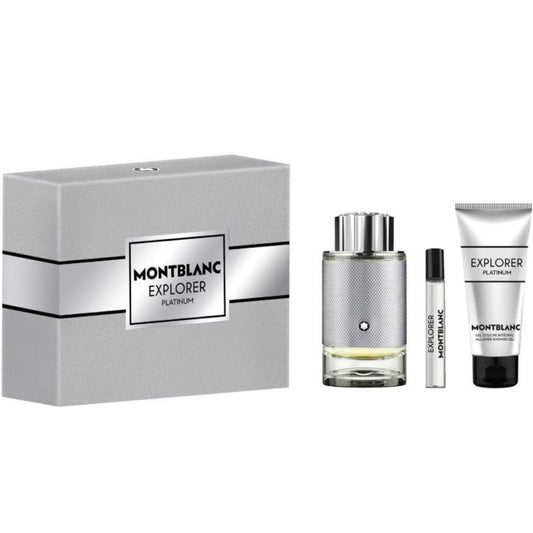 Montblanc Explorer Platinum Eau De Parfum Gift Set 100ml