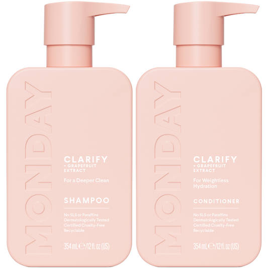 MONDAY Haircare Clarify Shampoo & Conditioner Twin 2 x 350ml