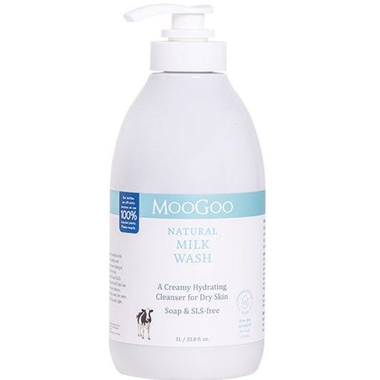 MooGoo Natural Milk Wash Creamy Hydrating Cleanser 1000ml