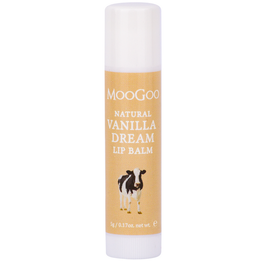 MooGoo Natural Edible Lip Balm Vanilla Dream 5g