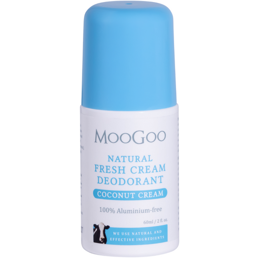 MooGoo Natural Fresh Cream Aluminium Free Deodorant Coconut Cream 60g