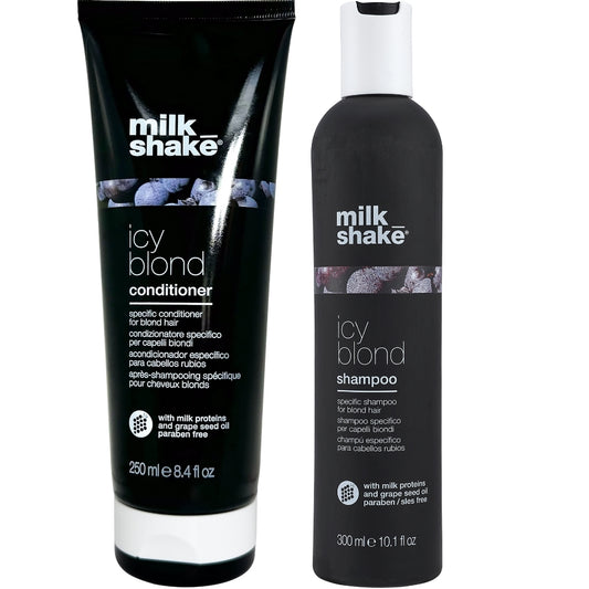 Milk_Shake Icy Blond Specific Shampoo 300ml & Conditioner 250ml Twin