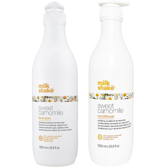 Milk_Shake Sweet Chamomile Revitalising Shampoo & Conditioner Twin 2 x 1000ml