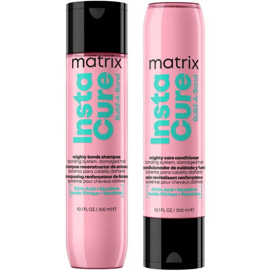 Matrix Instacure Build-A-Bond Mighty Bonds Shampoo & Conditioner Twin 2 x 300ml