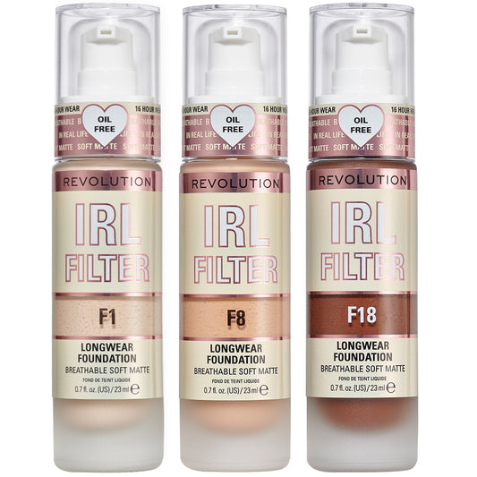 Makeup Revolution IRL Filter Longwear Foundation 23ml