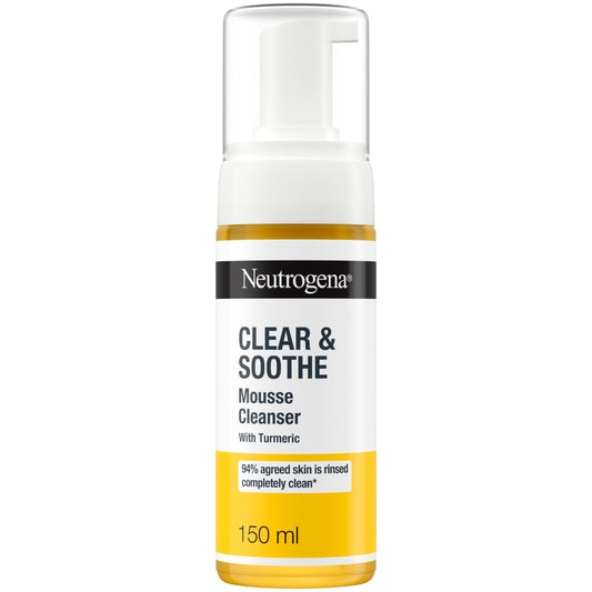 Neutrogena Clear & Soothe Turmeric Mousse Cleanser 150ml