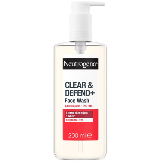 Neutrogena Clear & Defend+ Facial Wash 200ml