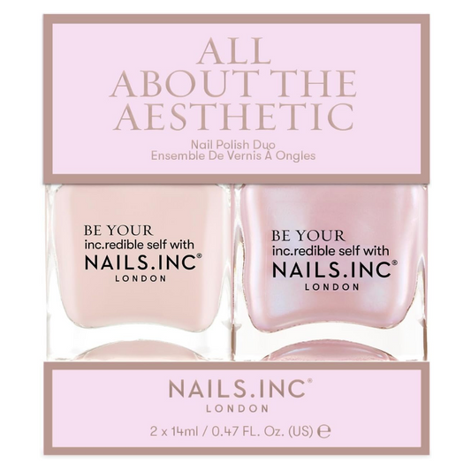 Nails Inc. All About The Aesthetic Nail Polish Duo 2 x 14ml