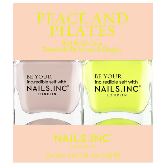 Nails Inc. Peace and Pilates Nail Polish Duo 2 x 14ml