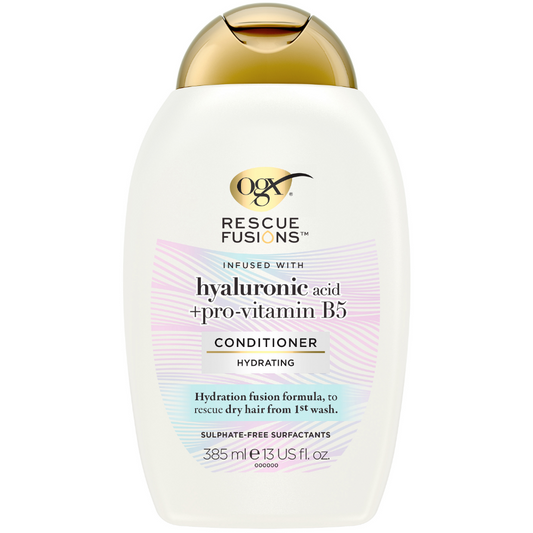 OGX Rescue Fusions Hyaluronic Acid & Pro-Vitamin B5 Hydrating Conditioner 385ml