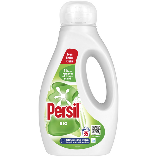 Persil Bio Liquid Laundry Washing Detergent 35 Washes 945ml