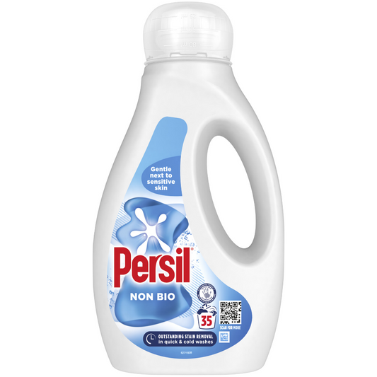 Persil Non-Bio Liquid Laundry Washing Detergent 35 Washes 945ml