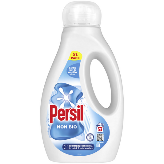 Persil Non-Bio Liquid Laundry Washing Detergent 53 Washes 1431ml