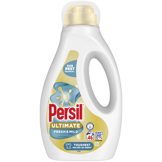 Persil Ultimate Fresh & Mild Non-Bio Liquid Laundry Washing Detergent 46 Washes 1242ml