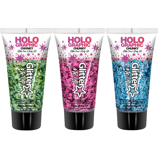 PaintGlow Holographic Chunky Glitter Gel 50ml