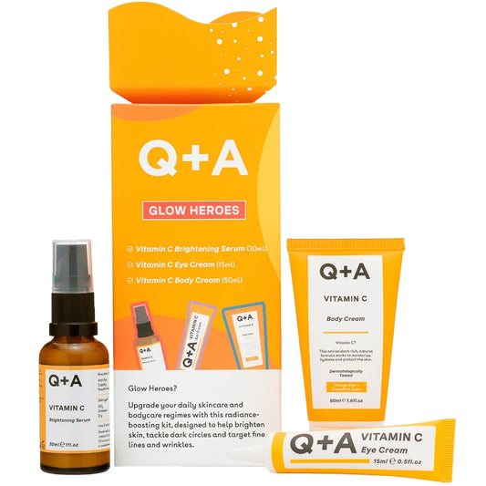 Q+A Glow Heroes Skincare Gift Set