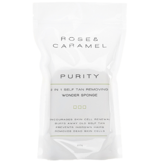 Rose & Caramel Purity 2-in-1 Tan Removing Wonder Sponge 200g