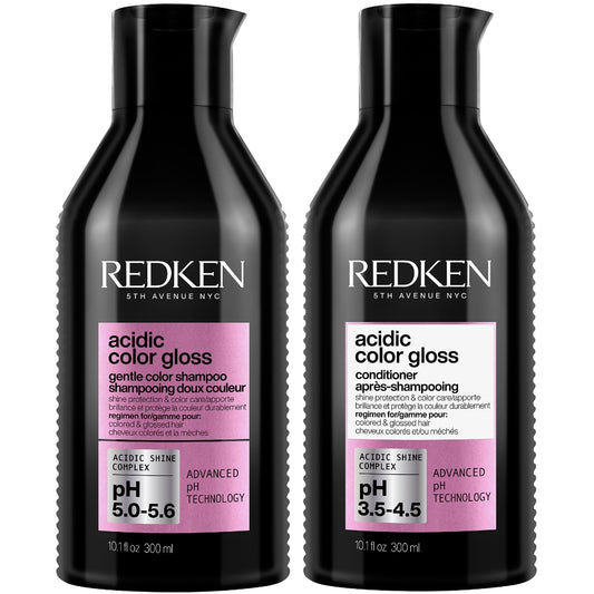 Redken Acidic Colour Gloss Gentle Cleansing Sulphate-Free Shampoo & Conditioner Twin 2 x 500ml