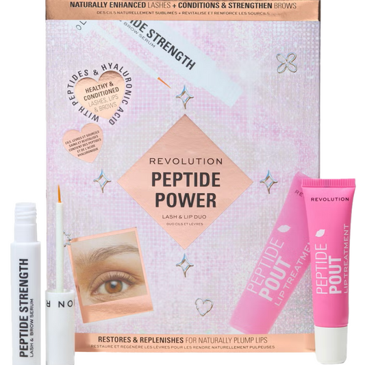 Makeup Revolution Peptide Power Lash & Lip Duo