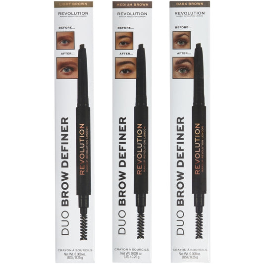 Makeup Revolution Duo Brow Definer Pencil