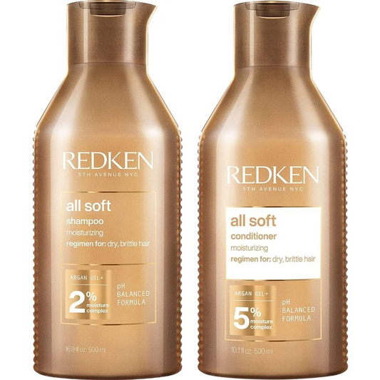 Redken All Soft Moisturising Shampoo & Conditioner Twin 2 x 500ml