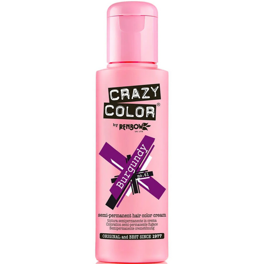 Crazy Colour Burgundy Hair Dye 100ml