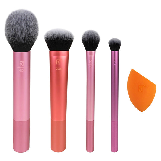 Real Techniques Everyday Essentials 5 Piece Makeup Brush Set