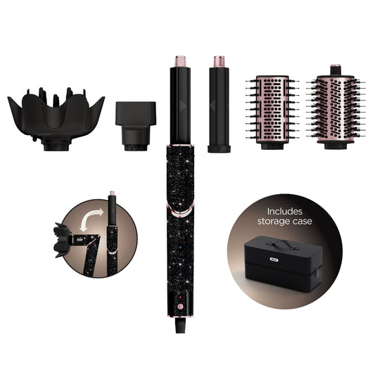 Shark Beauty FlexStyle 5-In-1 Air Styler & Hair Dryer with Storage Case Limited Edition Black Diamond