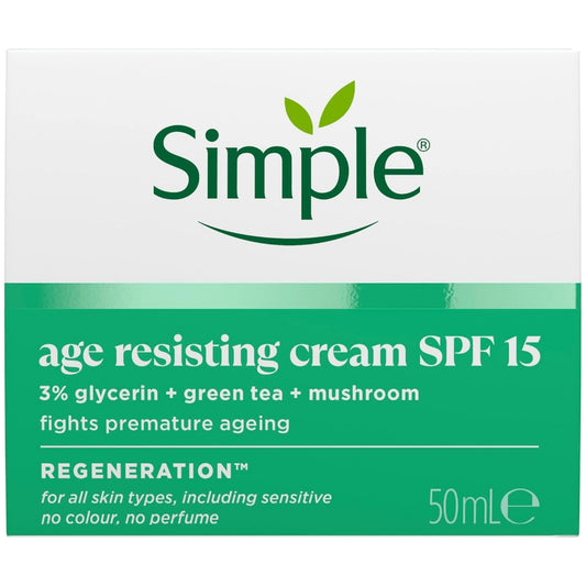 Simple Day Regeneration Age Resisting Day Cream SPF15 50ml