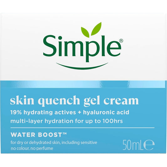 Simple Water Boost Skin Quench Gel Cream 50ml