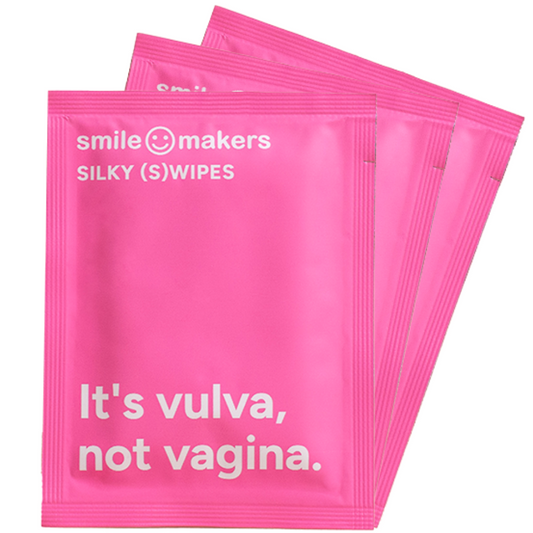 Smile Makers Silky Swipes Intimate Wipes x12