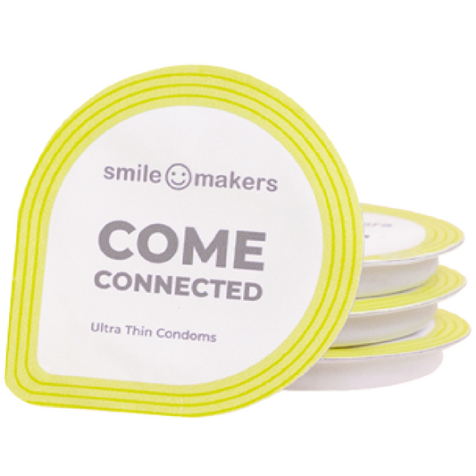 Smile Makers Come Connected Ultra-Thin Vegan Condoms x10