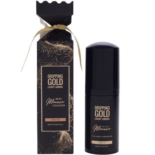 Dripping Gold Tanning Mousse Medium Christmas Cracker 100ml