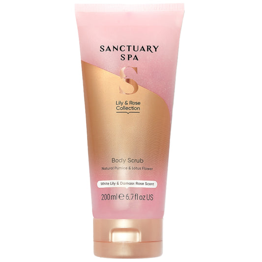 Sanctuary Spa White Lily & Damask Rose Body Scrub 200ml