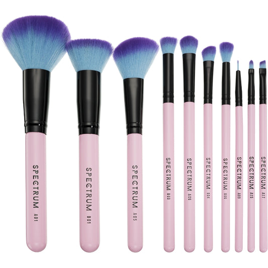 Spectrum Collections 10 Piece Pink Essential Brush Set