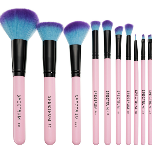 Spectrum Collections 10 Piece Pink Essential Brush Set