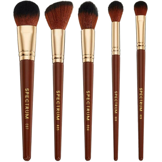 Spectrum Collections 5 Piece Pantherine Face Makeup Brush Set